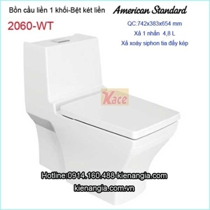 Bồn cầu 1 khối American Standard 2060-WT