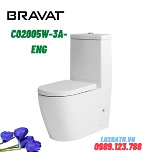 Bồn cầu 1 khối Bravat C02005W-3-ENG
