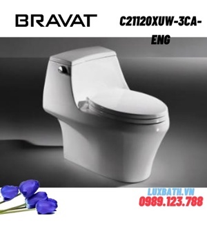 Bồn cầu 1 khối Bravat C21120XUW-3CA-ENG