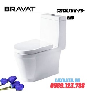 Bồn cầu 1 khối Bravat C21130XUW-PB-ENG