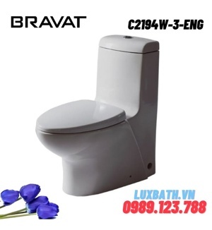 Bồn cầu 1 khối Bravat C2194W-3-ENG