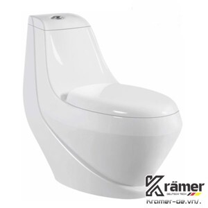 Bồn Cầu 1 Khối Ceramic Kramer KB-2022