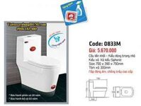 Bồn cầu 1 khối giá rẻ KASSANI 0833M