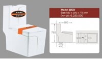 Bồn cầu 1 khối giá rẻ