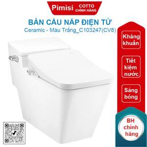 Bồn cầu 1 khối nắp điện tử Cotto C103247(CV8)
