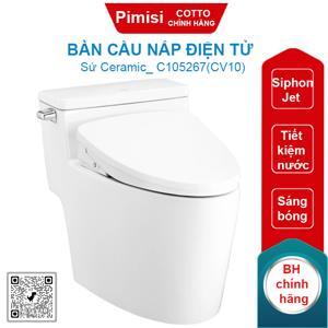 Bồn cầu 1 khối nắp rửa điện tử Cotto C105267(CV10)
