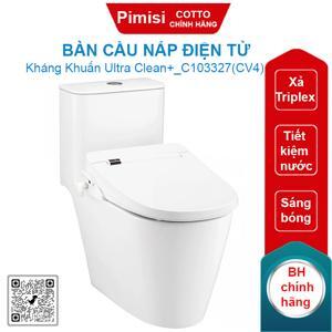 Bồn cầu 1 khối nắp rửa điện tử Cotto C103327(CV4)