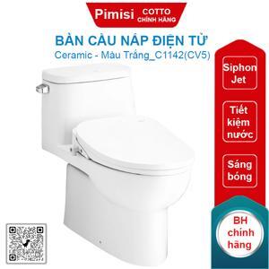 Bồn cầu 1 khối nắp rửa điện tử Cotto C1142(CV5)