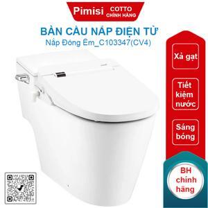 Bồn cầu 1 khối nắp rửa điện tử Cotto C103347(CV4)