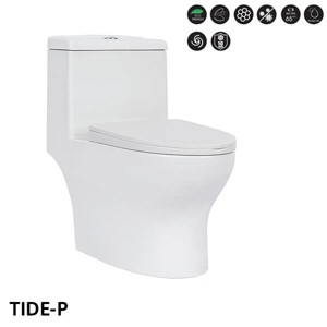 Bồn cầu 1 khối tâm xả 25cm Basic Tide