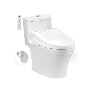 Bồn cầu 1 khối Toto MS889DRW14 Nắp Rửa Điện Tử Washlet