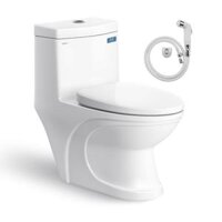 Bồn Cầu 1 Khối Viglacera V39M Nắp Êm Kèm Vòi Xịt VG826