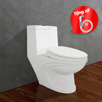 Bồn cầu 1 khối Viglacera V39M (Tặng xịt VG826)