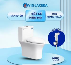Bồn cầu 1 khối Viglacera V72