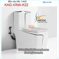 Bồn cầu 1 khối,bệt két liền giá rẻ KAG-VINA-K22