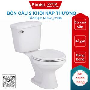 Bồn cầu Cotto C186 - 2 khối