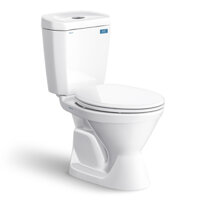 Bồn cầu 2 khối Nano Titan Viglacera VI66 nắp thường - Pimisi