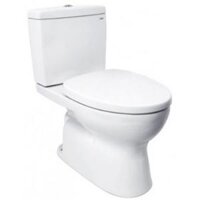 Bồn Cầu 2 Khối TOTO CS320PDRT3 Nắp TC385VS Thoát Ngang (Thiết bị vệ sinh chính hãng tại Bình Dương)