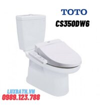 Bồn Cầu 2 Khối Xả Nhấn Nắp Rửa Điện Tử TOTO CS350DW6