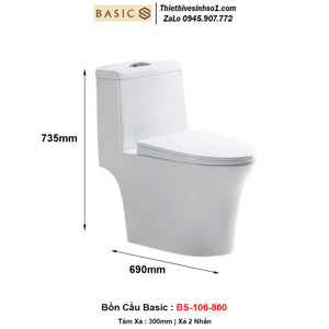 Bồn cầu Basic BS106
