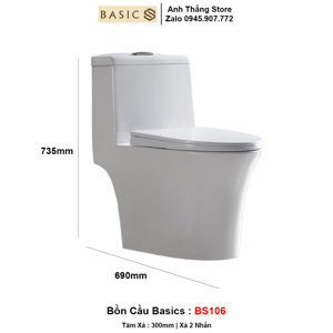 Bồn cầu Basic BS106