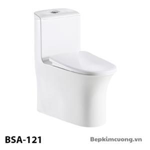 Bồn cầu Basic BSA121 -  1 khối, nắp đóng êm
