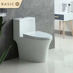 Bồn cầu Basic BSA124 - 1 khối, nắp đóng êm