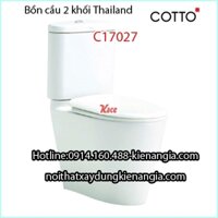Bồn cầu Cotto Thailand giả khối C17027