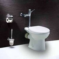 Bồn cầu cụt thoát ngang CPJ1334 + bộ xả gạt BF443