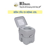 Bồn Cầu Di Động Cắm Trại 20L(Tặng Kèm Túi Đựng)/ Toilet Dành Cho Người Già Sử Dụng Trong Nhà
