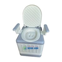 Bồn cầu di động cao cấp có tay vịn chắc chắn - Bô vệ sinh VIP chống mùi cho người già, bà bầu, trẻ em