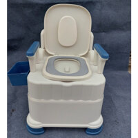 Bồn Cầu Di Động Cao Cấp Nhựa ABS Cứng Chịu Tải 120K,Bô Vệ Sinh Trong Nhà Dành Cho Người Già