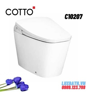 Bồn cầu điện tử xả thẳng Cotto C10207