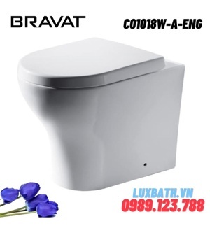 Bồn cầu đứng đặt sàn Bravat C01018W-A-ENG
