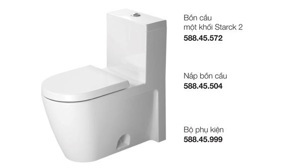 Bồn Cầu Duravit Starck 2 Hafele 588.46.401