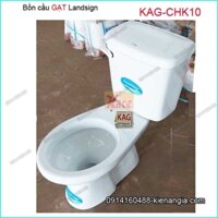 Bồn cầu GẠT Landsign TRẮNG KAG-CHK10
