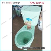 Bồn cầu GẠT Landsign XANH NGỌC KAG-CHK13