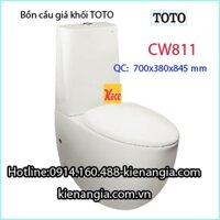 Bồn cầu giả khối TOTO CW811