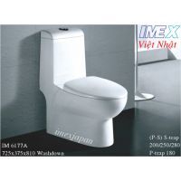 Bồn cầu Imex IM 6177A - 1 khối