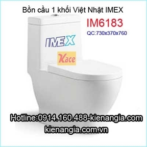 Bồn cầu Imex IM 6183 - 1 khối