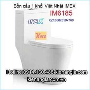 Bồn cầu Imex IM6185 - 1 khối
