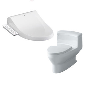 Bồn cầu inax AC-4005+CW-H17VN - 1 khối, nắp rửa điện tử