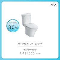 Bồn Cầu INAX AC-700VAN (AC700VAN) 2 Khối Xả Nhấn Aqua Ceramic