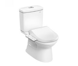 Bồn cầu Inax C-504A+CW-H17VN - 2 khối, nắp điện tử