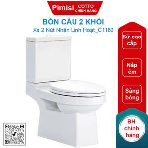 Bồn cầu Cotto C1182 - 2 khối