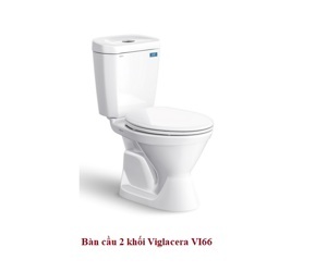 Bồn cầu Viglacera VI66 (VI-66) - 2 khối