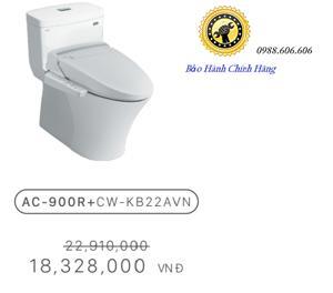 Bồn cầu liền 1 khối Inax AC-900VRN nắp CW-KB22AVN