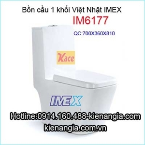 Bồn cầu một khối Imex IM6177 (IM 6177)