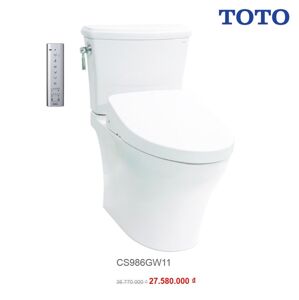Bồn cầu nắp rửa điện tử Toto CS986GW11