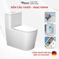 Bồn cầu nguyên khối Voriger bồn cầu truyền thống xả xoáy bồn cầu nhựa ABS bồn cầu men sứ VG-AC939VN